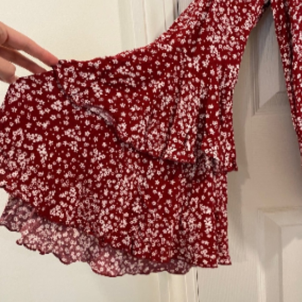 Free People Ditsy Floral Bodysuit SOLD OUT ONLINE - Picture 4 of 4